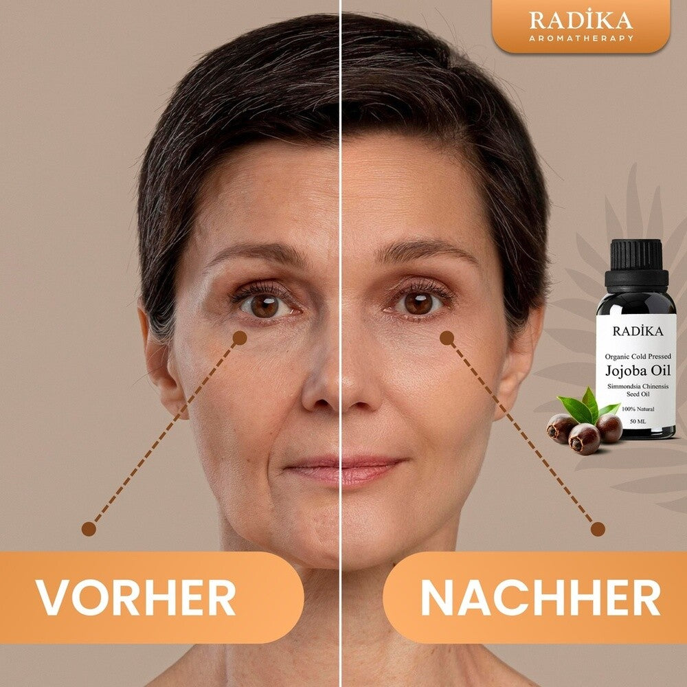 Jojobaöl, Kaltgepresst, 100% Rein, BIO, natürlich, 50 ml