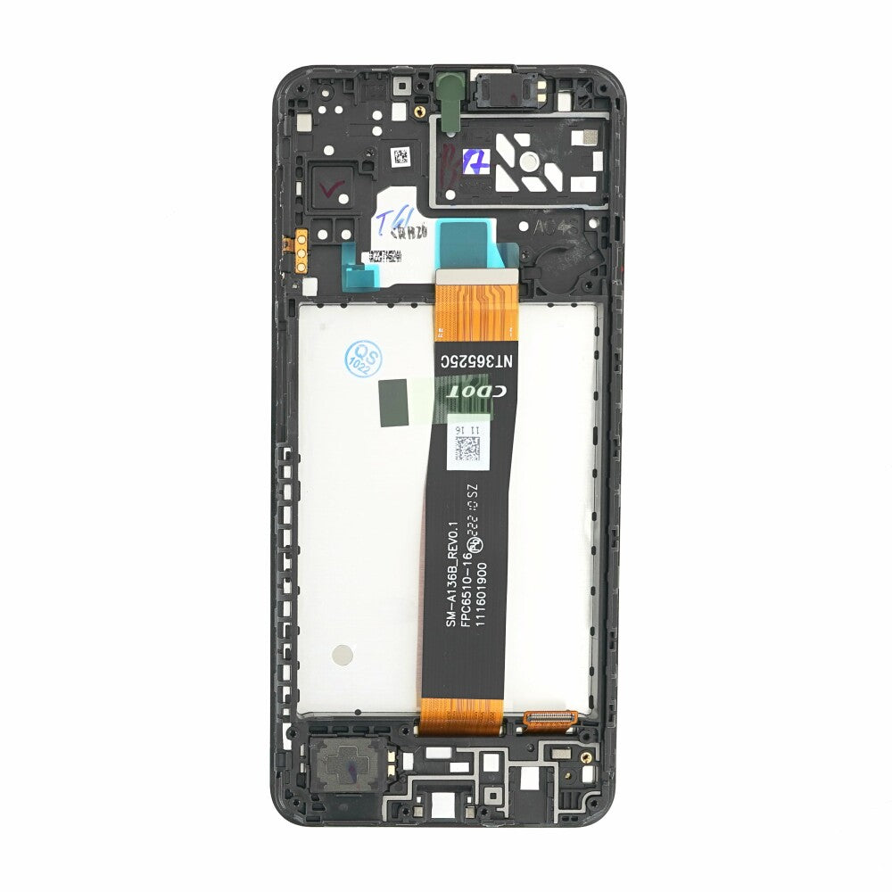 Original Display für Samsung Galaxy A04s Schwarz LCD + Rahmen GH82-29805A