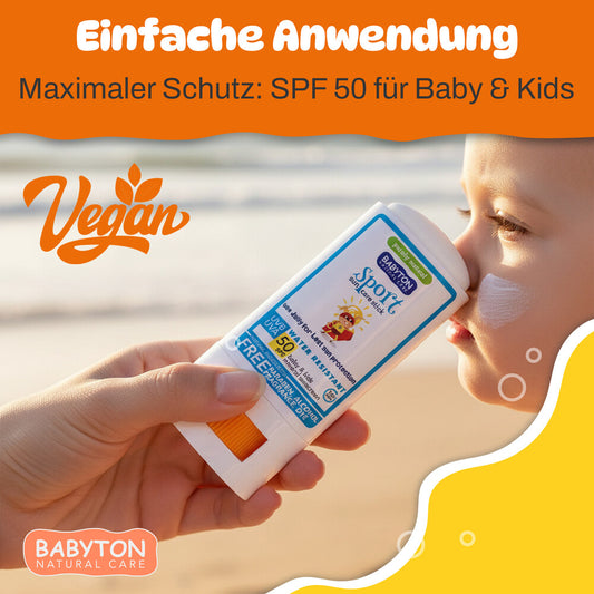 Babyton Kids Natural Sport Sonnenschutzstift LSF 50 20 g