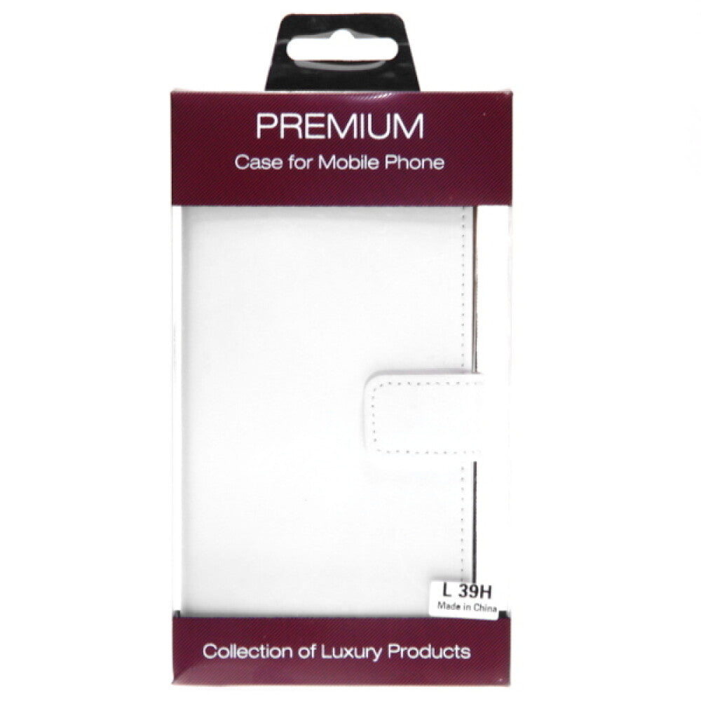 Book Case Handyhülle für Sony Xperia Z1 Weiß 4250710547265