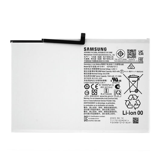 Original Samsung Akku WT-S-W11 für SM-X210 X216 Galaxy Tab A9+ GH81-24467A