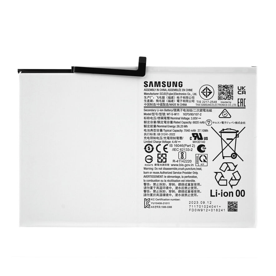 Original Samsung Akku WT-S-W11 für SM-X210 X216 Galaxy Tab A9+ GH81-24467A