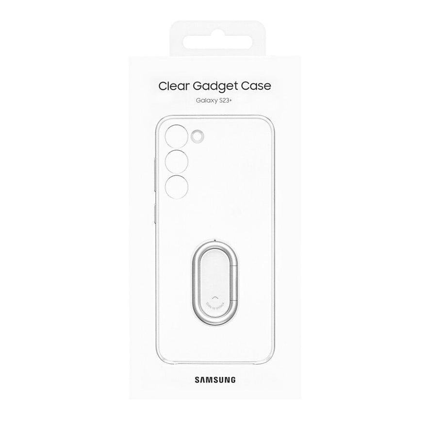 Original Clear Gadget Handyhülle Samsung Galaxy S23+ transparent EF-XS916CTEGWW