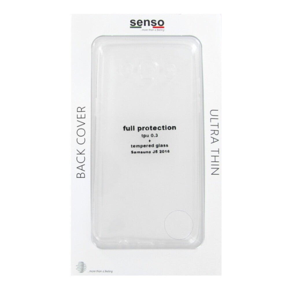 Original Bumper Handyhülle für Samsung Galaxy J5 2016 Schwarz SEFPSAMJ52016T