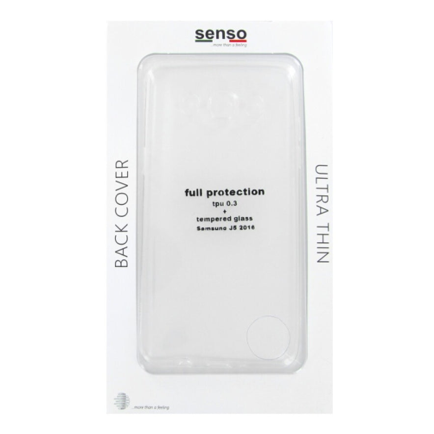 Original Bumper Handyhülle für Samsung Galaxy J5 2016 Schwarz SEFPSAMJ52016T