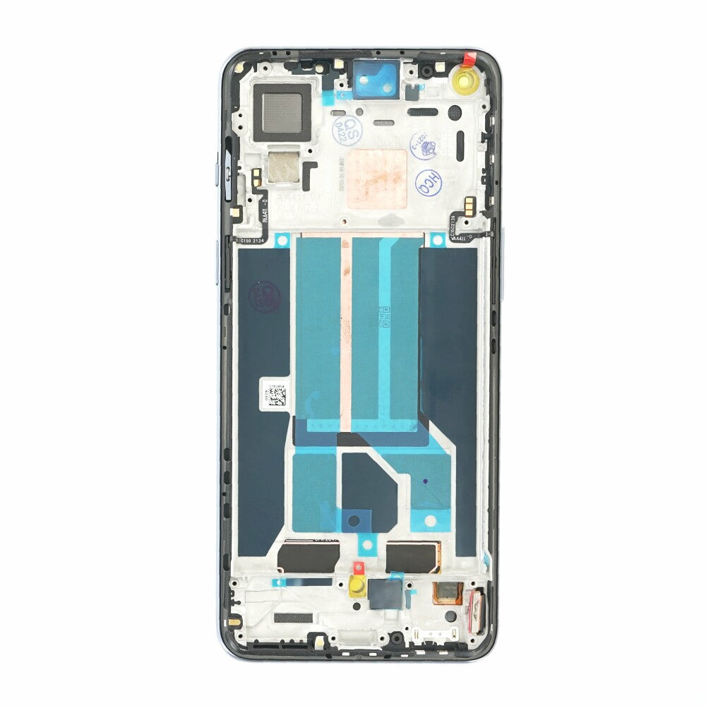 Display für OnePlus Nord 2 5G LCD + Rahmen Grau Bildschirm Touch
