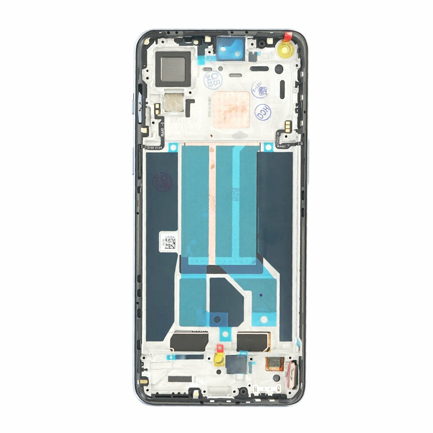 Display für OnePlus Nord 2 5G LCD + Rahmen Grau Bildschirm Touch