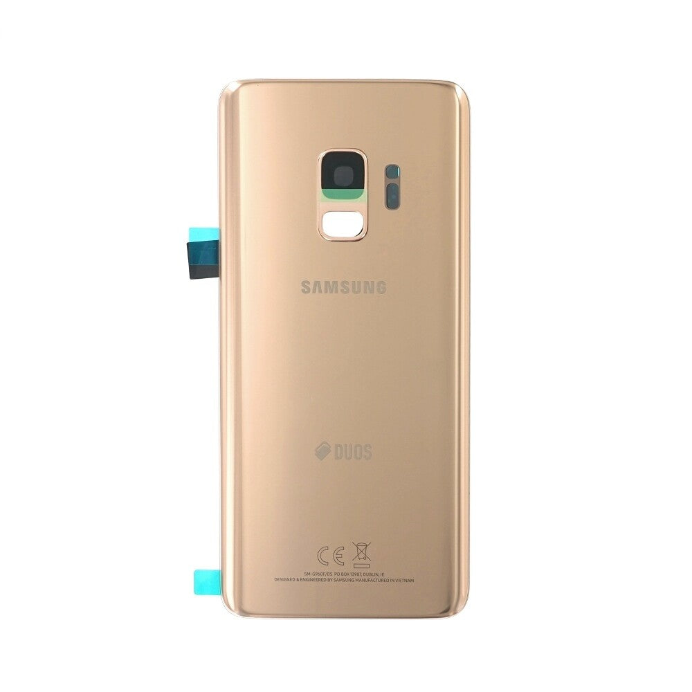Samsung Galaxy S9 Duos G960F/DS battery compartment cover gold
