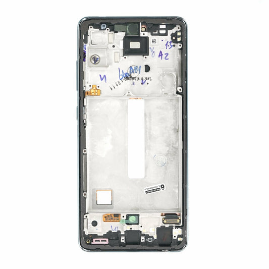 Original Display Samsung Galaxy A52 5G A525F A526B LCD + Rahmen blau GH82-25524B