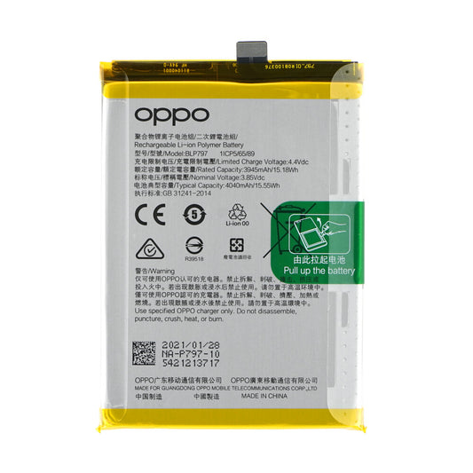 Original BLP797 Akku für Oppo CPH2161 PDYM20 PDYT20 A73 A72 5G 4040mAh 4904889