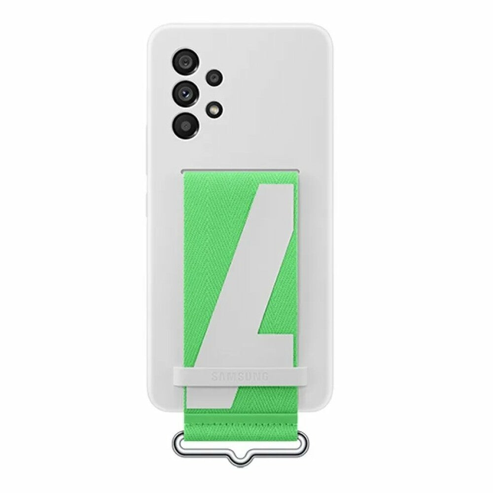 Original Silikonhülle Handyhülle für Samsung Galaxy A53 5G Weiß EF-GA536TWE