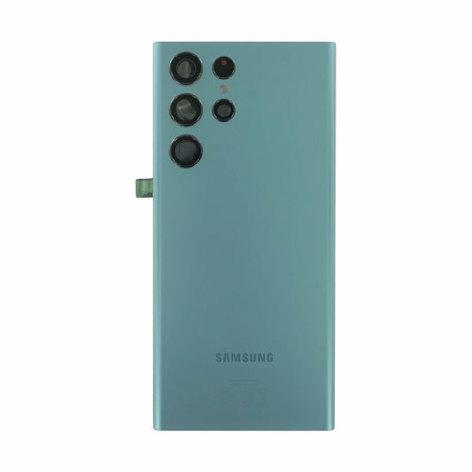 Original Samsung Galaxy S22 Ultra Duos Akkufachdeckel Grün GH82-27457D