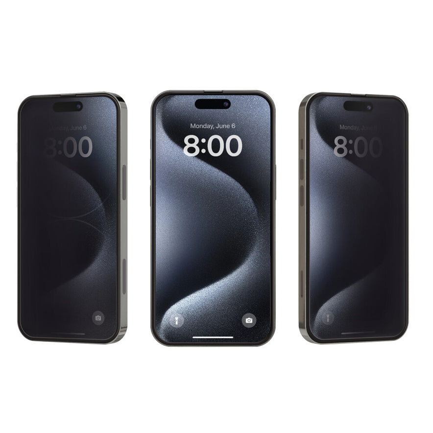 prio 3D Anti-Spy Tempered Glass für Samsung S25+ schwarz