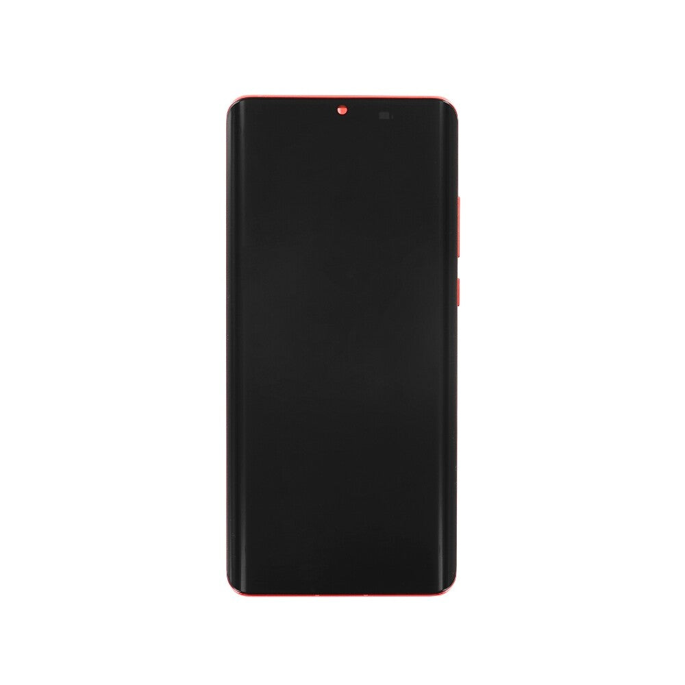 Original Display für Huawei P30 Pro LCD + Rahmen + Akku amber sunrise 02355UMS