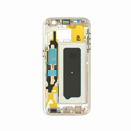 Original für Samsung Galaxy S7 Akkufachdeckel GH96-09788C Gold Rückseite