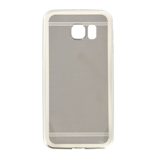 Silikonhülle für Samsung Galaxy S6 Silber Handy Tasche Schutz
