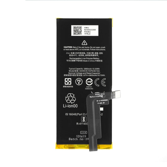 G025E-B Akku für Google Pixel 4a 5G wie Original 3800mAh Ersatzakku