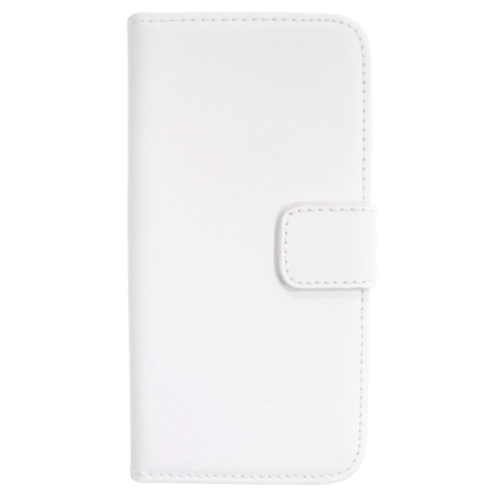 Leder-Handyhülle für HTC M8 mini Weiß