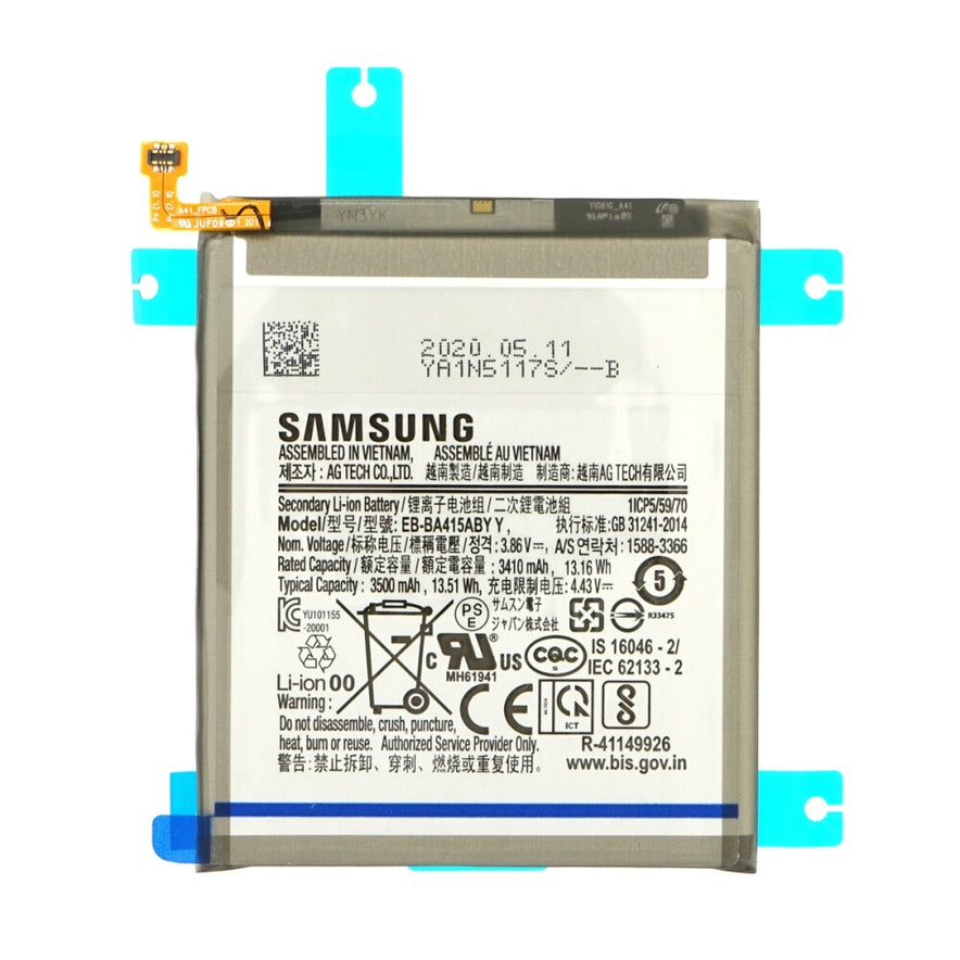 Original EB-BA415ABY Akku für Samsung Galaxy A41 A415F 3500 mAh GH82-22861A