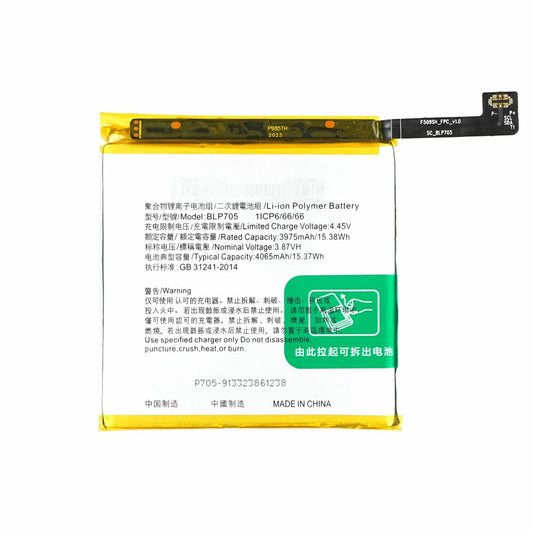 BLP705 Akku für Oppo Reno 10X Zoom 4065 mAh Batterie Ersatzakku