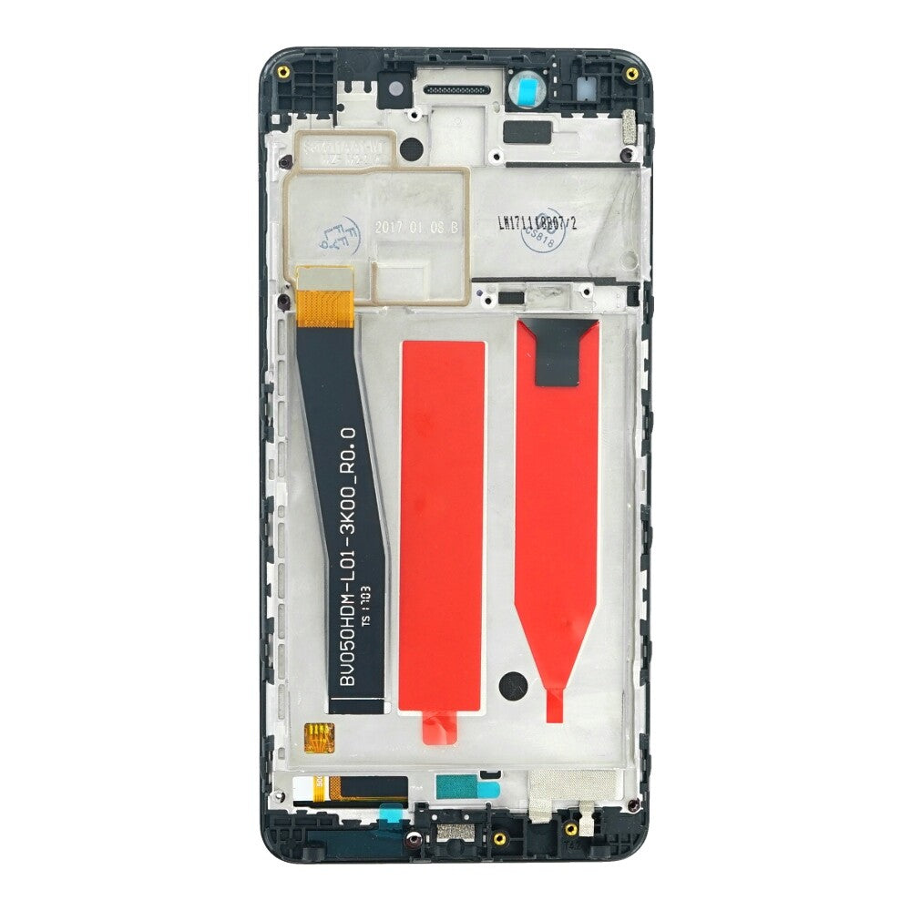 Display für Huawei Nova Smart LCD + Rahmen Schwarz Touch Bildschirm