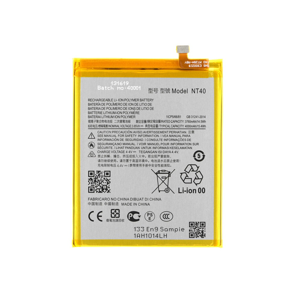Motorola NT40 Akku für G Pure Batterie Hohe Kapazität Ersatz