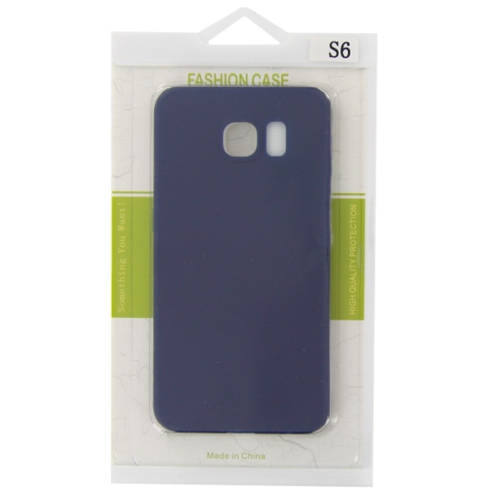 Silikonhülle für Samsung S6 Blau Handy Tasche Schutz