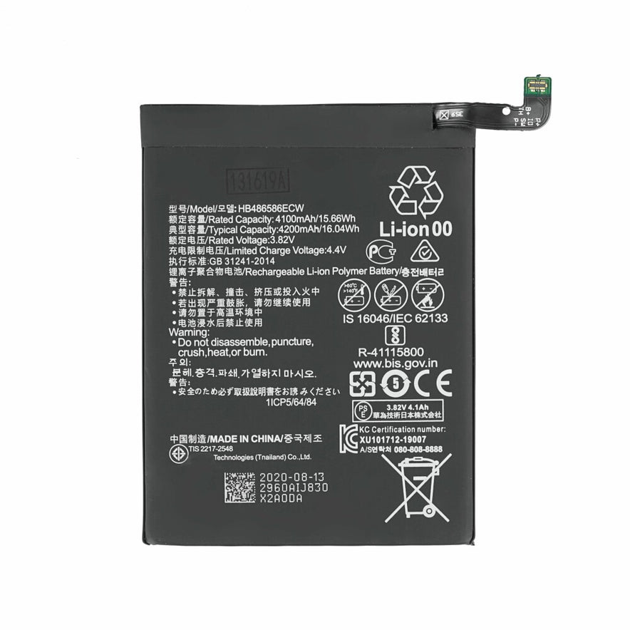 Original Akku für Huawei Mate 30 Nova 6 5G P40 Lite HB486586ECW