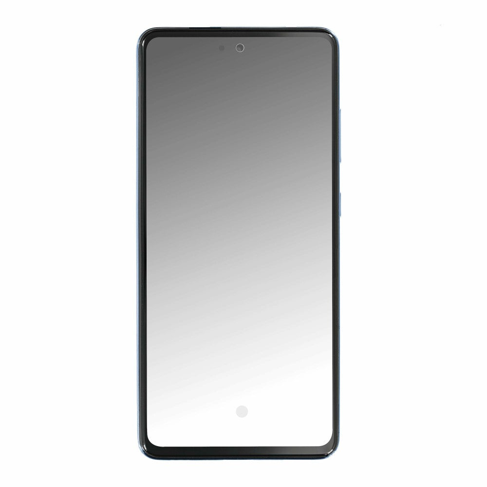Original Display für Samsung Galaxy A72 4G LCD + Rahmen blau GH82-25460B