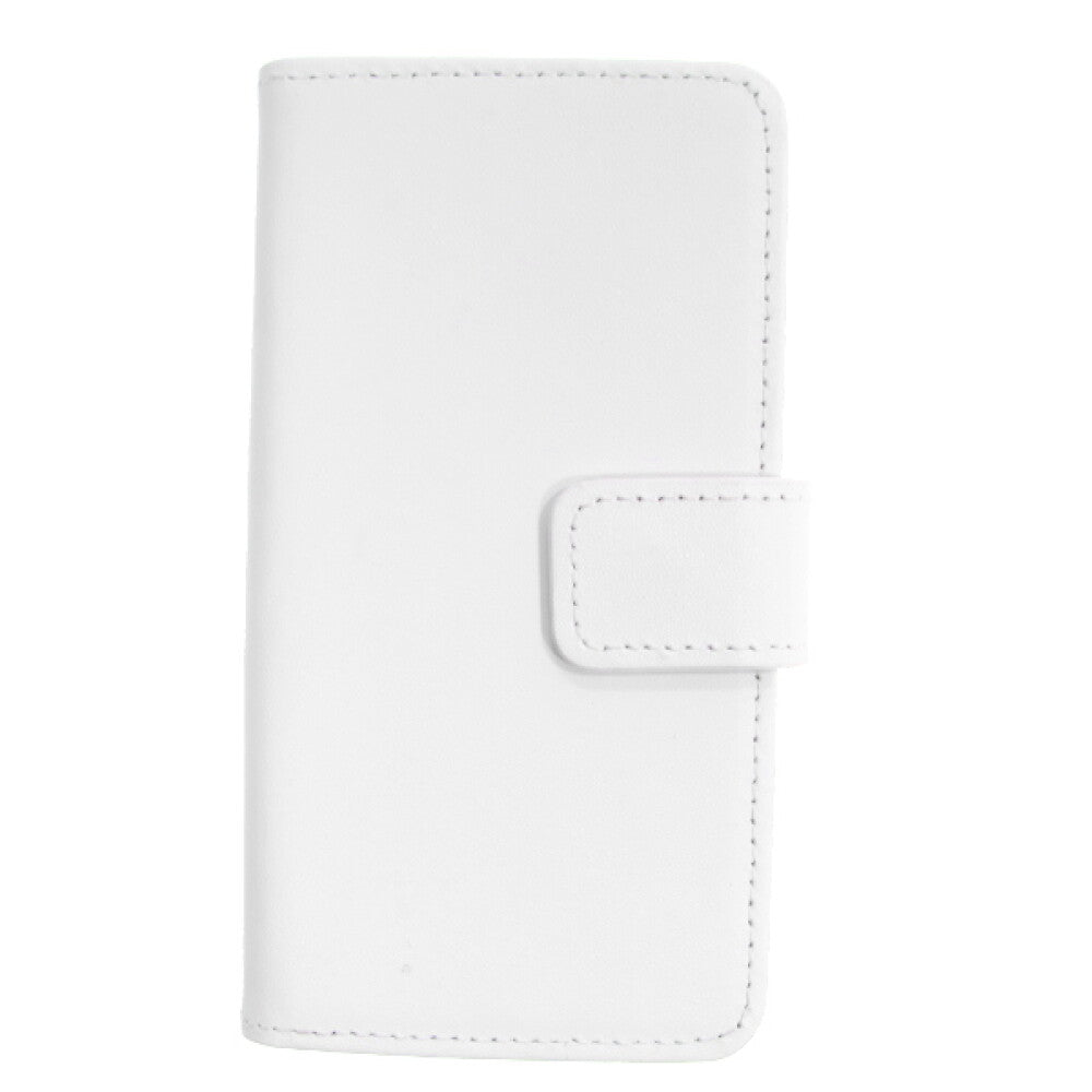 Leder Handyhülle für HTC M4 Mini Weiß Schutzhülle 4250710542512