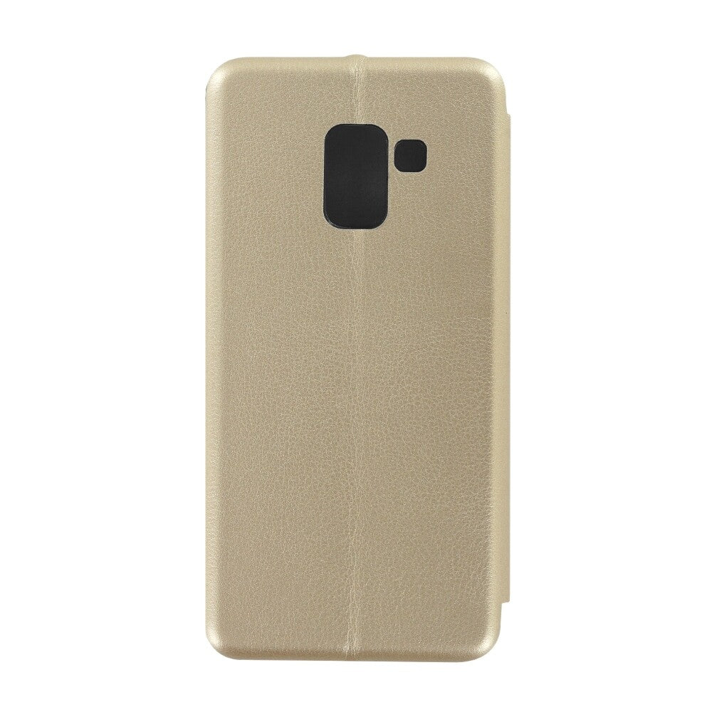 Flip Handyhülle für Samsung A8 2018 Gold cnt1267