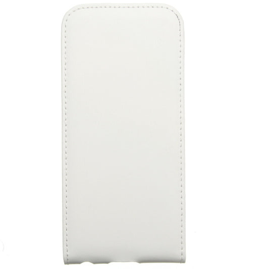 Slim Leder Flip Handyhülle für iPhone 6, 6s - Weiß Schutz Case 4250710555376