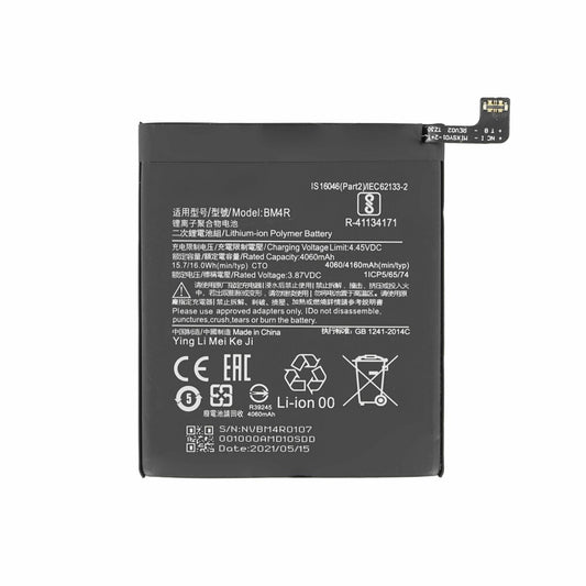 BM4R Akku für Xiaomi Mi 10 Lite 4160 mAh Batterie Ersatzakku