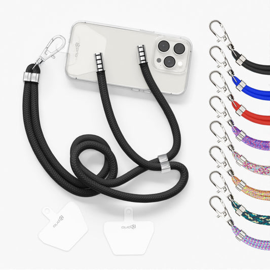 prio Universelles Handy-Umhängeband 0,7 m schwarz