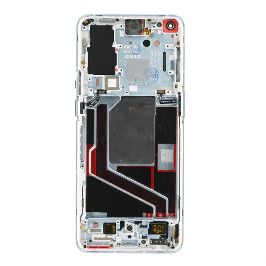 Display + Rahmen für OnePlus 9 Pro silber