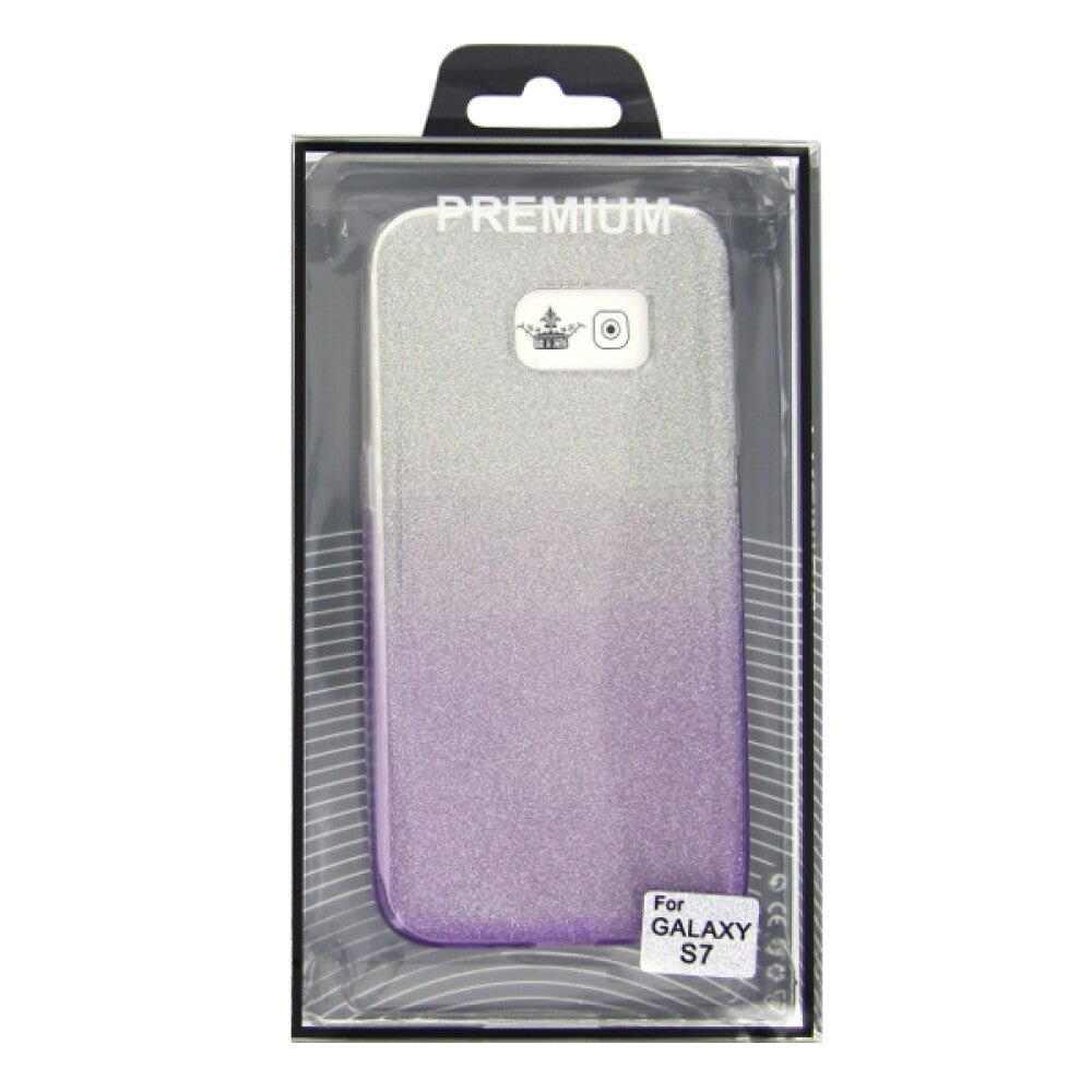TPU Handyhülle für Samsung Galaxy S7 Violett Schutz Tasche