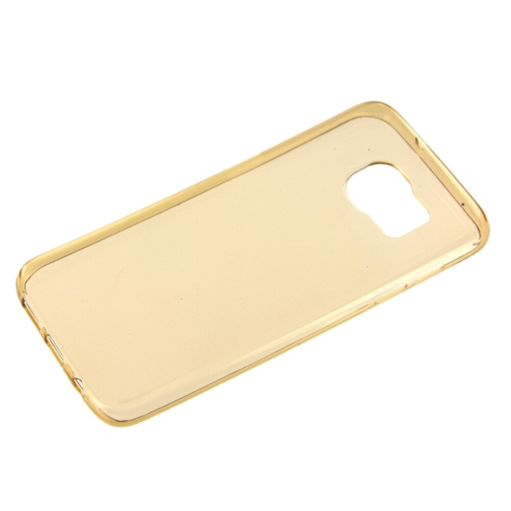 TPU Handyhülle für Samsung Galaxy S7 Edge Gold Glitzer Schutz Tasche