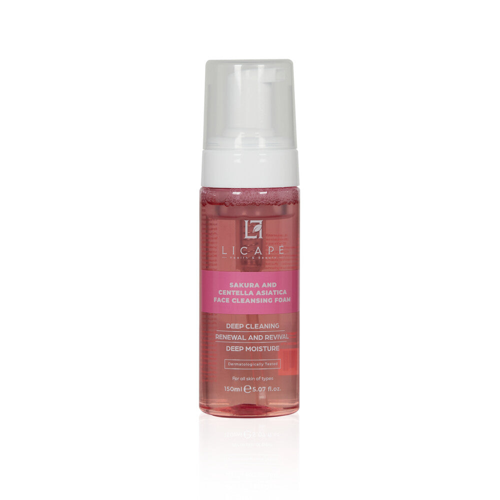 Schaumreiniger 150 ml – Mit Sakura & Centella Asiatica für strahlende Haut