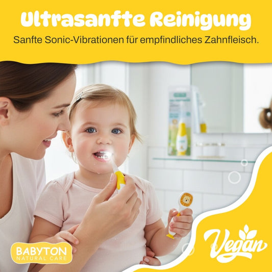 Babyton Sonic Kinderzahnbürste & Ersatzbürstenkopf