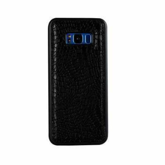 Justin Schutzhülle Samsung S8+ Leder schwarz