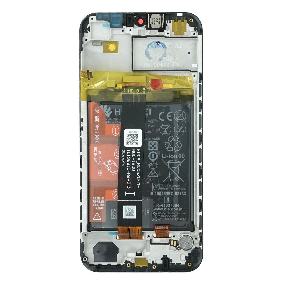 Original Display für Huawei Y5 2019 02352QNW LCD + Rahmen Schwarz