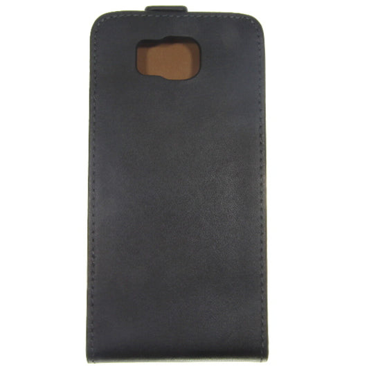Slim Leder Flip Handyhülle für Samsung Galaxy Alpha G850 - schwarz Schutz Case