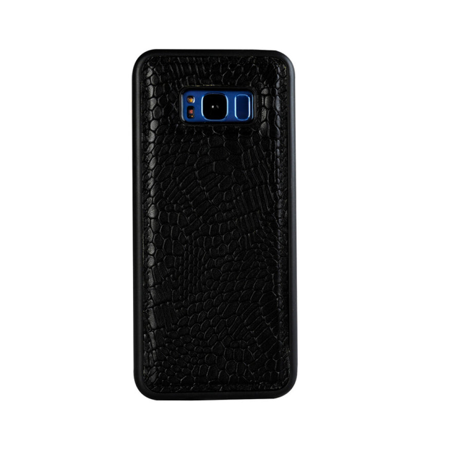 Echtleder Schutzhülle für Samsung Galaxy S8 amour schwarz