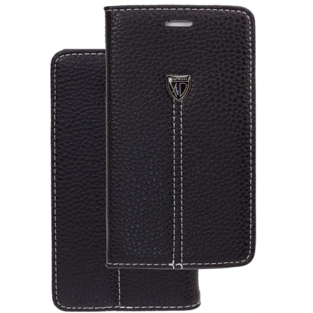 Book Case Handyhülle für Huawei P10 Plus Schwarz Schutz Tasche