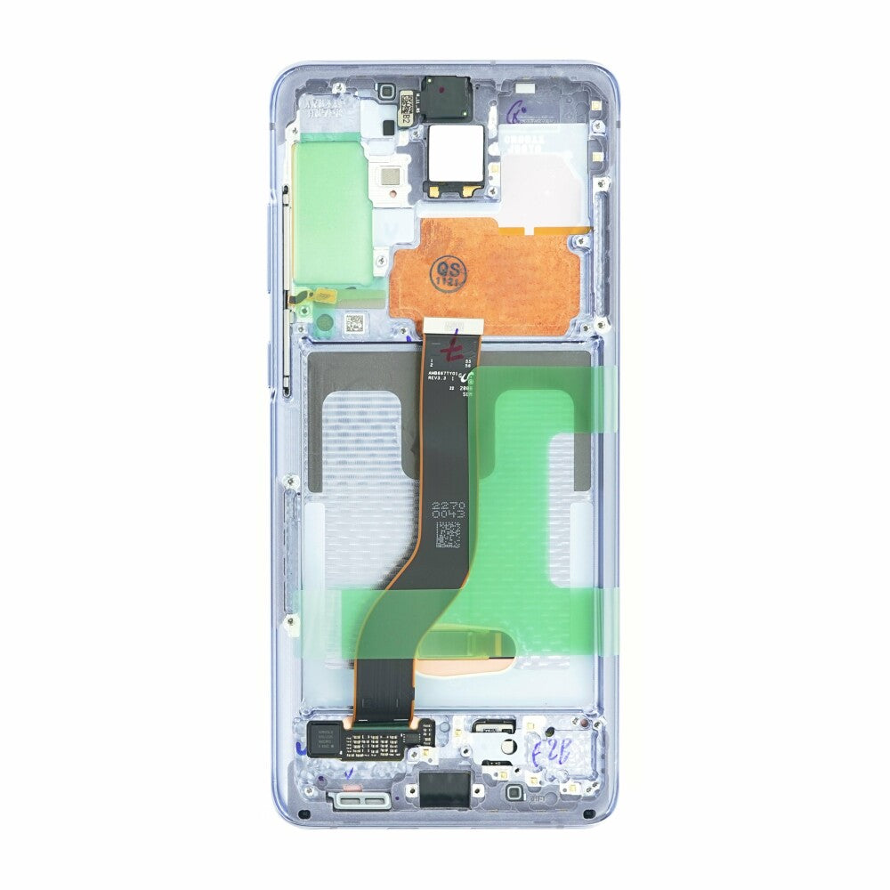 Original Display für Samsung Galaxy S20+ 5G Lila LCD + Rahmen GH82-22134K