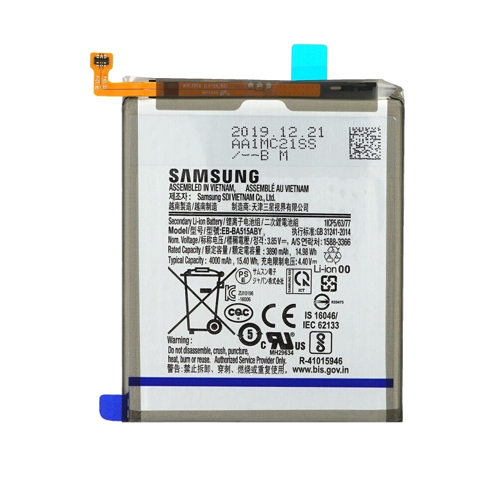 Original EB-BA515ABY Akku für Samsung Galaxy A51 A515F 4000mAh GH82-21668A