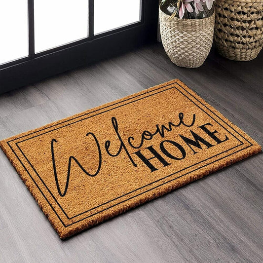 Decovetro Paspas Welcome Home Desenli Kapı Önü Paspası 40 x 60 cm
