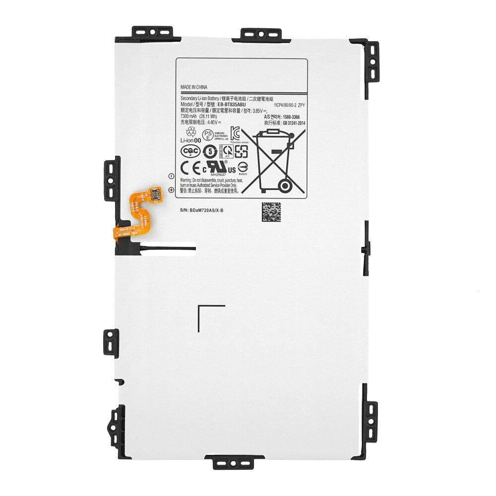 Akku für Samsung Galaxy Tab S4 10,5 T830 T835 wie Original EB-BT835ABU 7300mAh