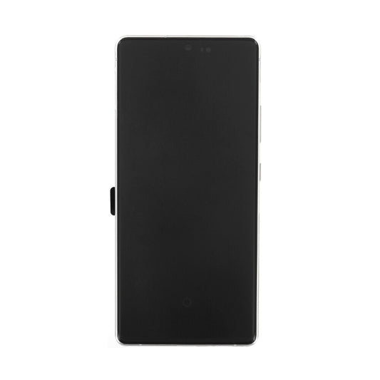 Samsung display unit + frame G770F Galaxy S10 Lite prism white GH82-21672B