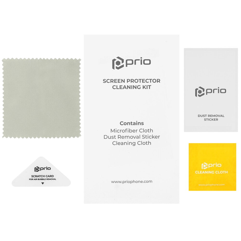 prio 10x 3D Panzerglas Schutzfolie für Samsung S24 Ultra schwarz